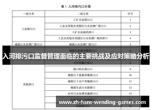 入河排污口监督管理面临的主要挑战及应对策略分析