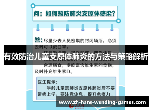 有效防治儿童支原体肺炎的方法与策略解析